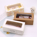 Printing Roll Cake Box Samll Cake Gift Box with Rope